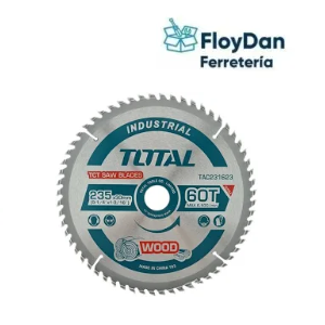 Disco de Sierra Circular 9 1/4" de 60 dientes-Madera TOTAL