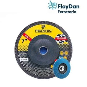 Disco lija traslapado 7"