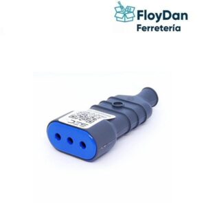 Enchufe Hembra Volante Fanton  2p+T (3P) 10Amp- BLANCO/ NEGRO