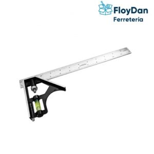 Escuadra Combinada carpintera con Nivel 300mm