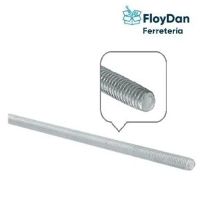 Hilo Corrido 1/2" Zincado X 1m