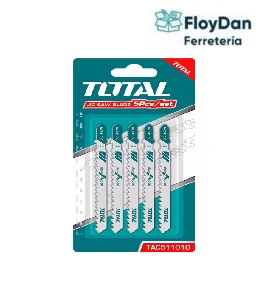 Set Hojas Para Sierra Caladora Para Madera 5 Pzs Total