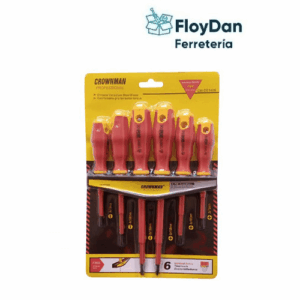 Juego de destornilladores electricos 6 un