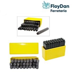 Punzones de Golpe 27 Letras de Metal  3 Mm