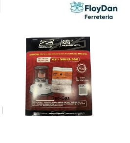 Mecha estufa std.  de Pareafina de diametro 95mm  y 85 mm