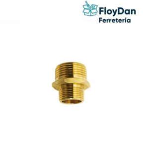 Reduccion HE 3/4" a HE 1/2" - Bronce