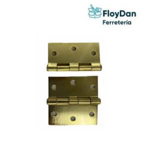 PAR Bisagras Doradas con Tornillos- AKILDA - FERRAWYY -