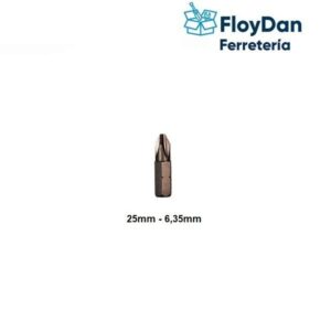 Punta Destornillador Magnético PH2 Cruz 25mm