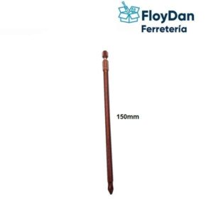 Punta destornillador PH2 Magnético-Cruz 150 mm - Crownman / Total