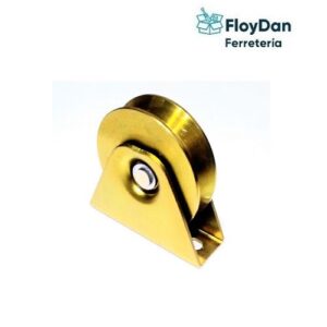 Rueda para portón con base 80 mm