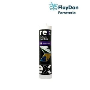 Sellador Acrílico  Blanco Pintable - 300 ml- REX