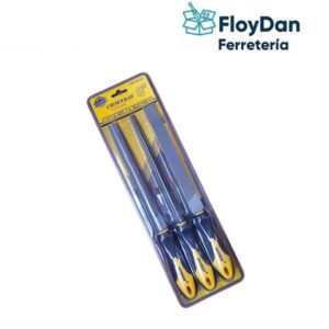 Juego de 3 limas 8 Pulgadas