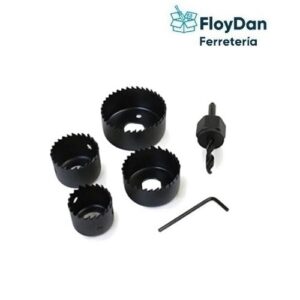 Juego Sierra Copa para Madera - Set 6 o 5 Pzas, Jaque, Toro Negro, Akilda,Uyustools