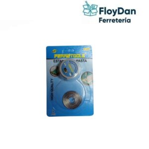 Soldadura Estaño1.0mm 60G .Con 15 g Pasta  -  Ferretools