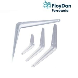 Soporte Escuadra para Repisa - Blanca