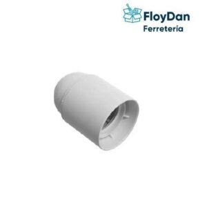 Portalampara Plastica E27 2500V 4A- Blanco- Mec