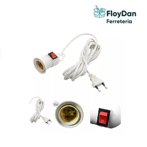 Soquete con interruptor