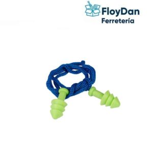 Tapon Auditivo  Reutilizable Verde / naranja