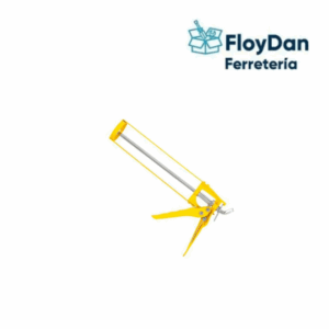 Pistola calafatera 9" -económica Ranurada, naranja