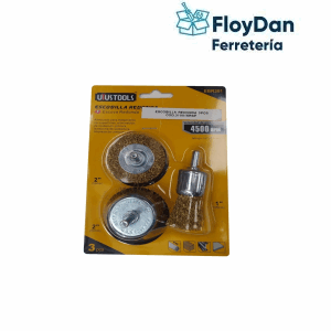 GRATA - escobilla  TALADRO 3 PCS Uyustools/ Akilda