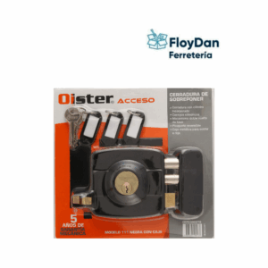 Cerradura  sobreponer con caja + llaveros-  Oister