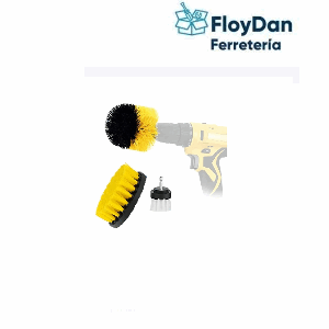 Escobilla plástica para taladro, set