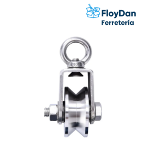 Roldana - Polea De Cable En V De Acero Inoxidable- 160 kg