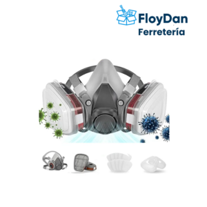 Máscara / mascarilla Gas 6200 Con 10 Filtro,seguridad Industrial M