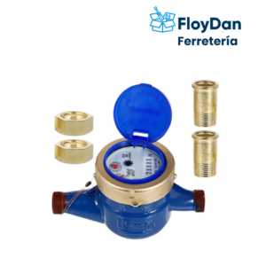 Medidor remarcador de agua con conexión 3/4 pulgada