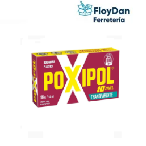 Poxipol 16g, secado 10 min, transparente