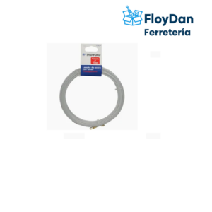 Laucha Pasacables  de acero con funda transparente 4mm x 10mm