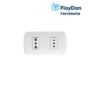Tomacorriente doble box x20, 10/16amp