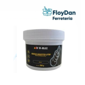 Grasa Grafito Litio Negra 200g W-Max Wurth